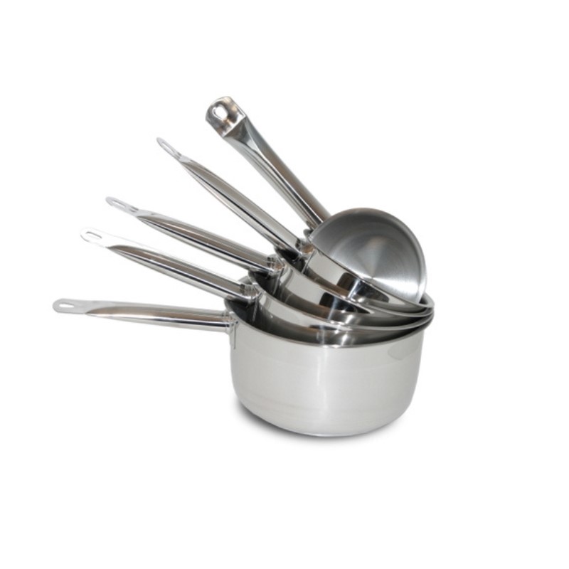Série de 5 casseroles en acier inoxydable - Professionnelle