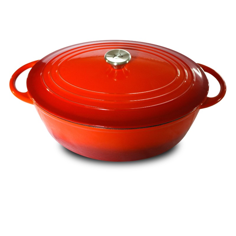 Cocotte en fonte ovale gamme "Tradition"