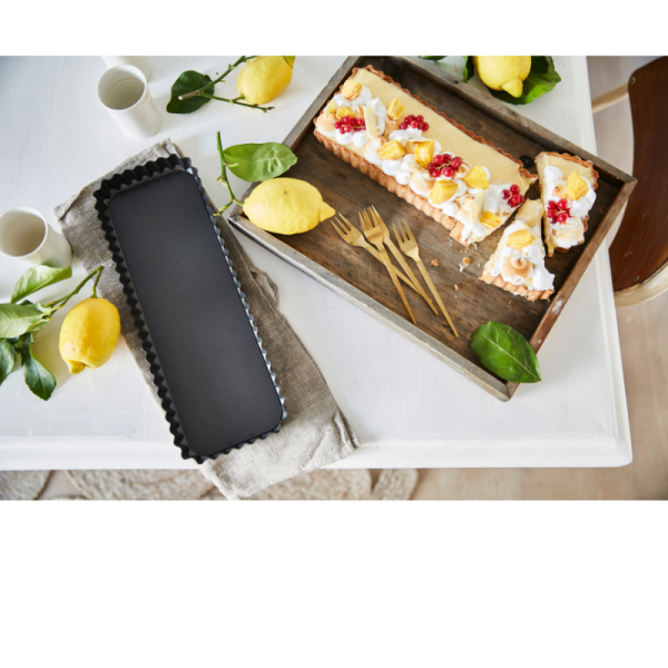 Moule à tarte rectangulaire à fond amovible – Image 4