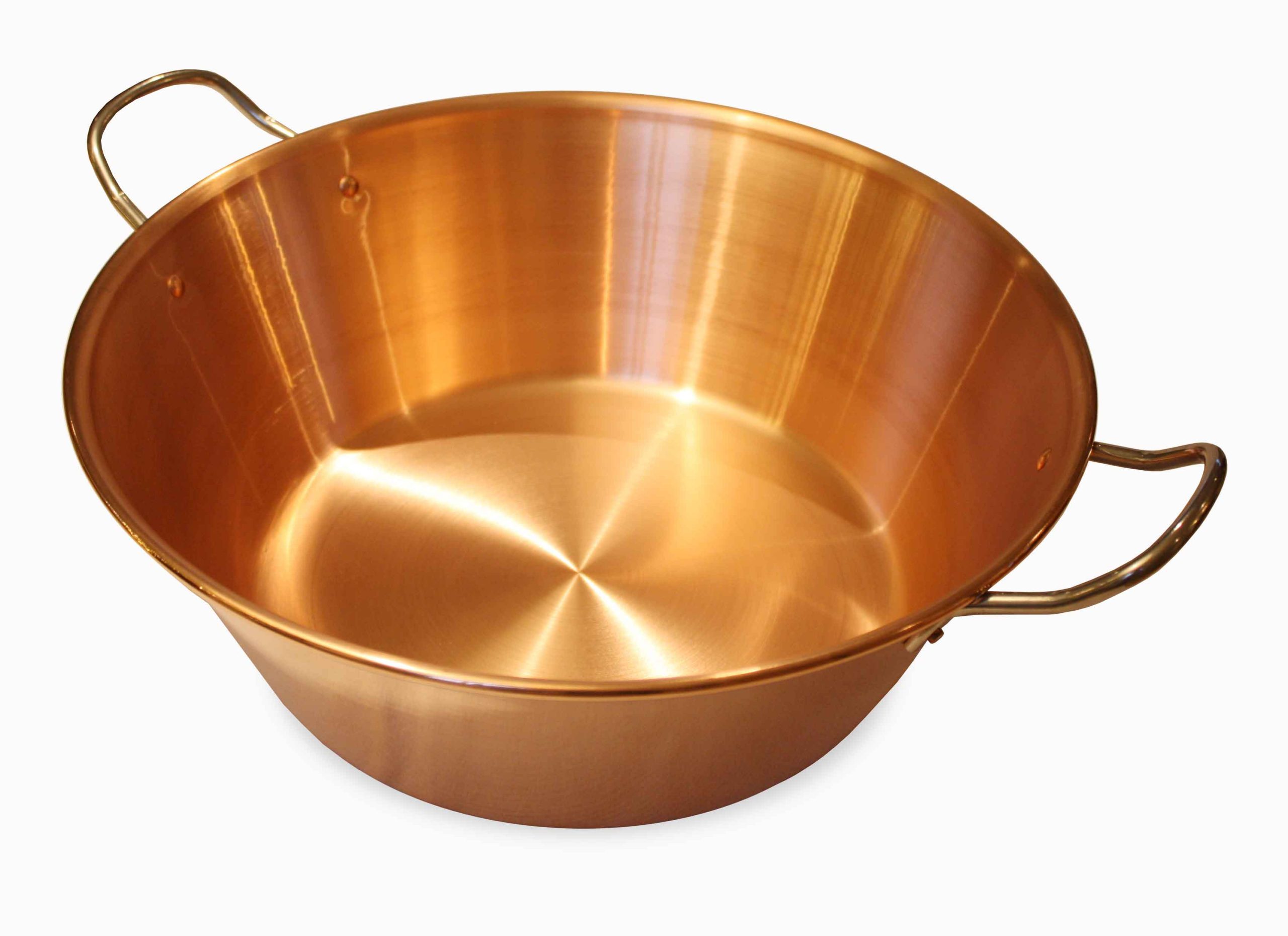 Bassine à sucreries de 1,2mm d'épaisseur avec anses en inox