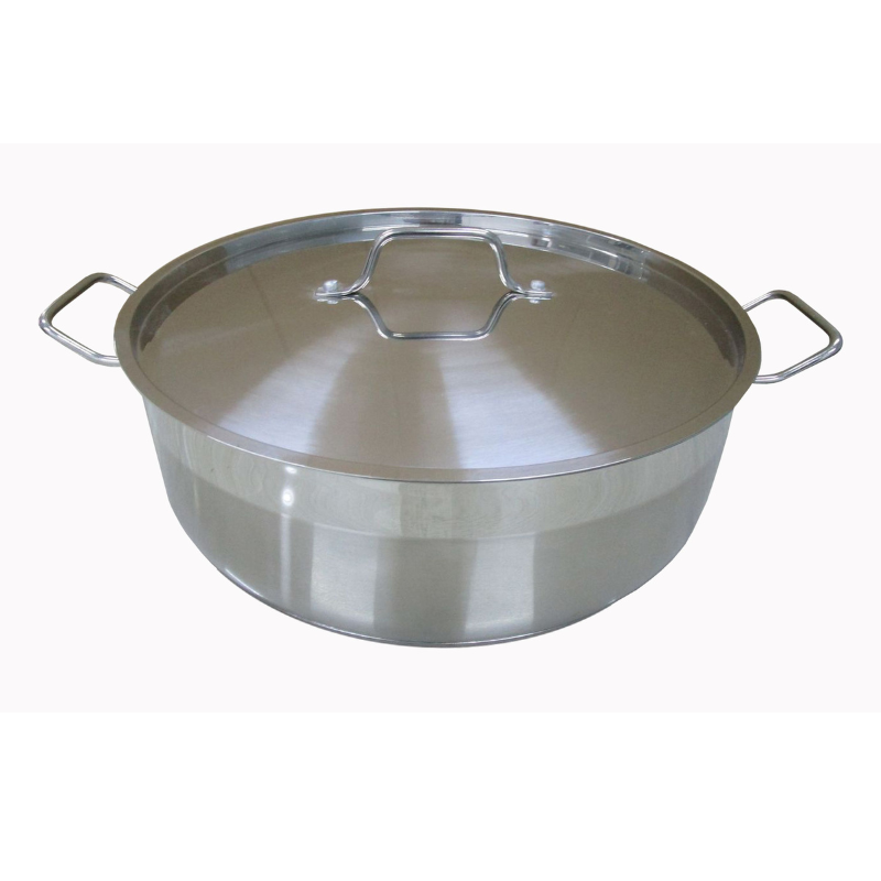 Mijoteuse avec couvercle en acier inoxydable - 36cm - Gastronomie