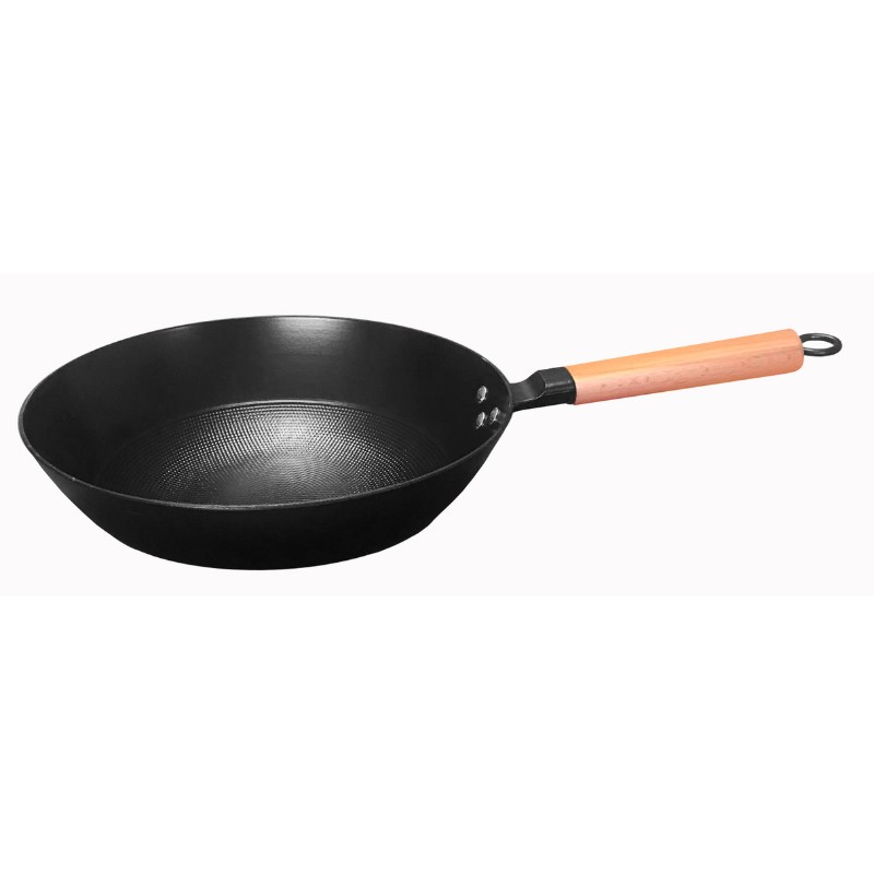Wok en fonte - 30cm - Roc