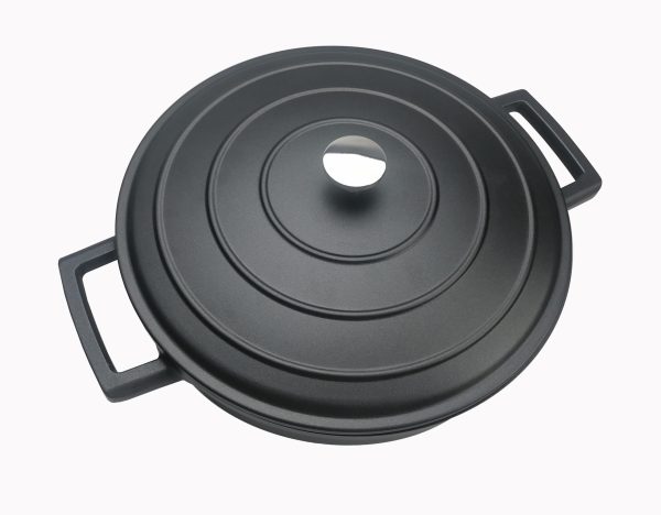 Cocotte basse anti-adhérente avec couvercle - 28cm - Stockholm – Image 2