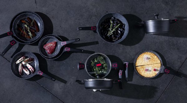 Sauteuse anti-adhérente avec couvercle - Granit pro céramique – Image 3
