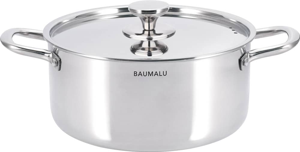 Faitout en triple couche avec couvercle en inox - 26 cm - Triplinox