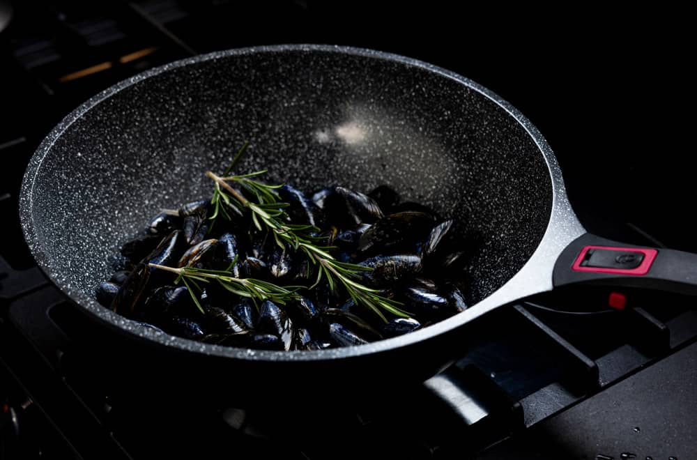 Wok anti-adhérent - 30cm - Granit pro céramique