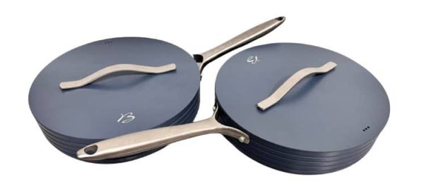 Sauteuse anti-adhérente avec couvercle - 26cm - Basalt Futur – Image 2